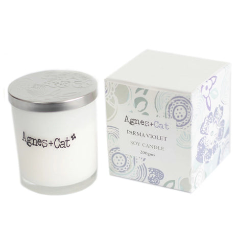 Agnes + Cat Votive Candle - Parma Violet