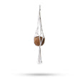 Macrame Pot Holder Classic - Natural Lrg pot