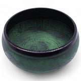 Extra Loud - Mushroom Singing Bowl - Moss Green (23x10.5cm, 1.3kg)