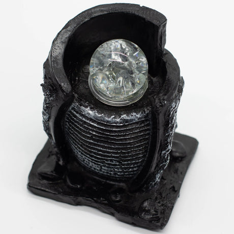 Tabletop Water Feature -15x13x20cm - Water Pot & Crystal Ball