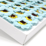 Craft Soap Flowers - Sml Sunflower - Blue