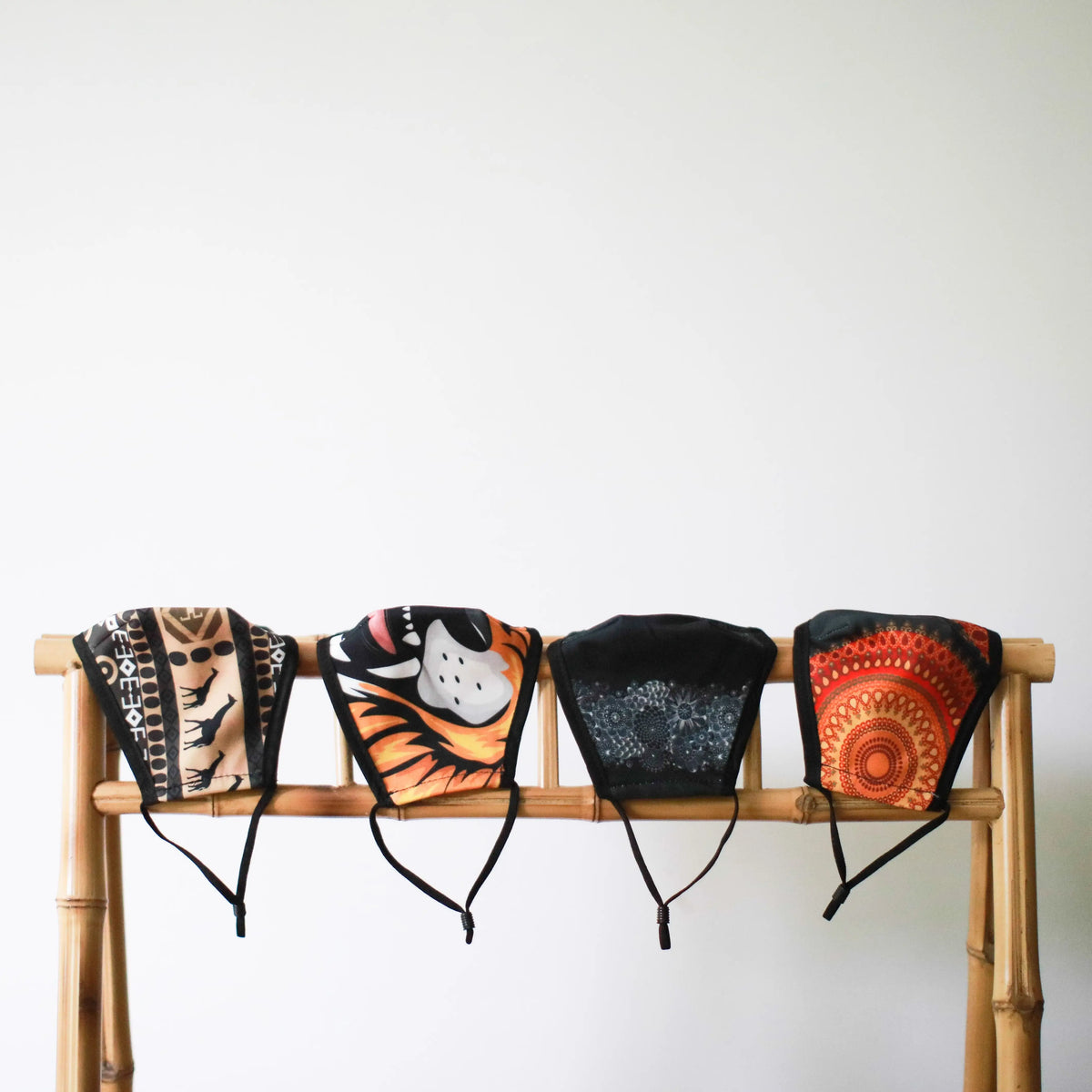 Reusable Fashion Face Mask - Orange Mandala (Adult)
