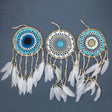 Pastel Blue Macram Dream Catcher 16cm (asst colours)