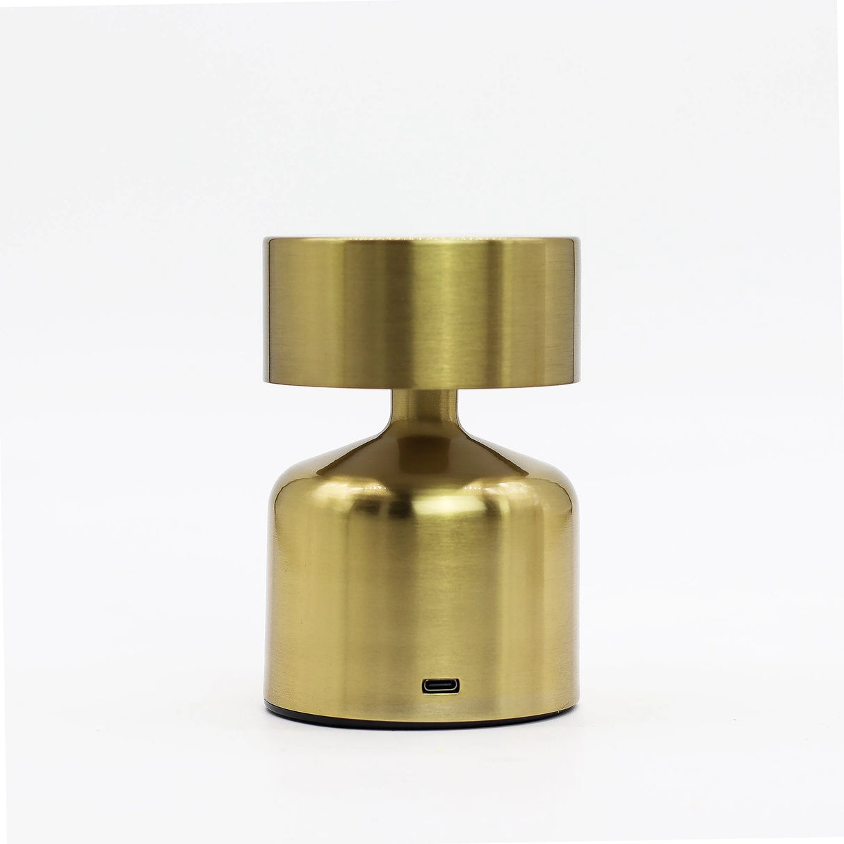 Touch Lamp - Flat Mushroom Bronze- USB (C) - Rechargable  (400 Watt)