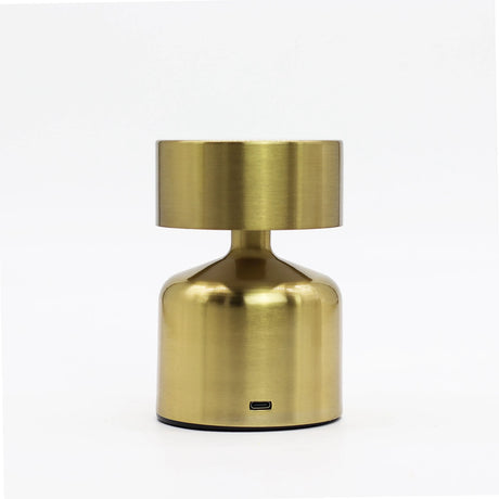Touch Lamp - Flat Mushroom Bronze- USB (C) - Rechargable  (400 Watt)