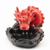 Backflow Incense Burner - Small Red Dragon