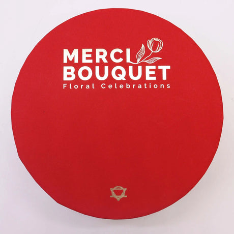 Round Box - Classic Red Roses