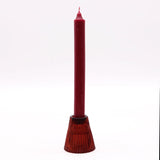 Flip Dinner Candle / Tealight Holder - Vampire Red