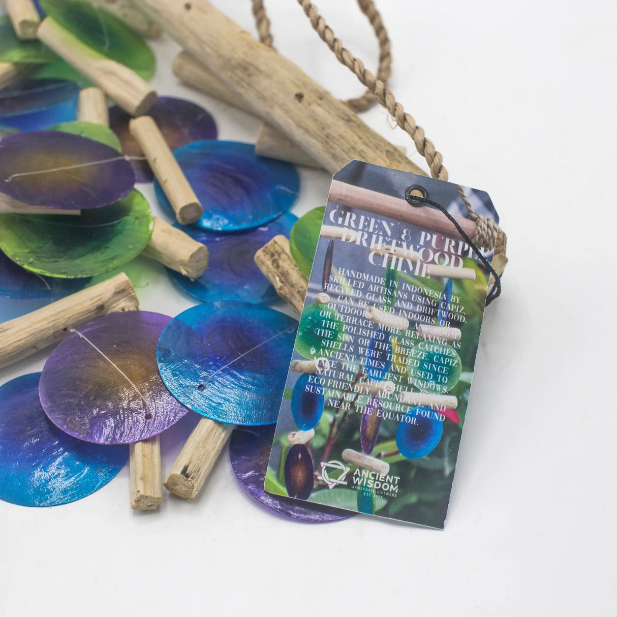Blue Driftwood Chime