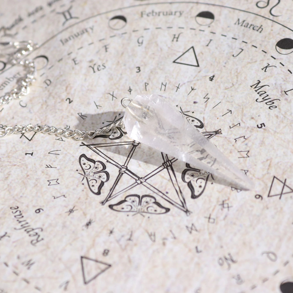 Ancient Witch Spell Incense - Cleansing - Rock Crystal Pendulum