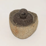 Natural Riverstone Grounding Pot -Medium (aprox 12x8cm)