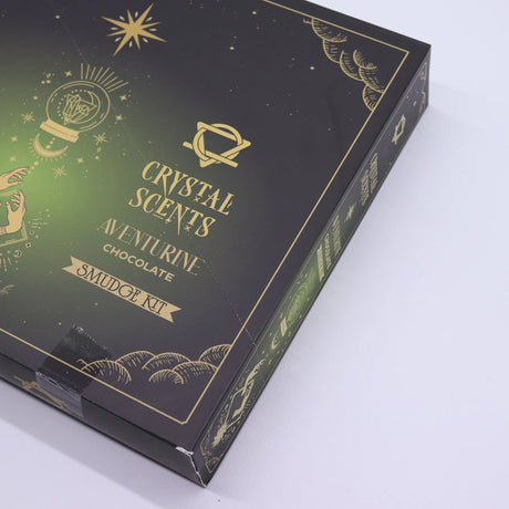 Aventurine Crystal Scents Smudge Incense - Chocolate