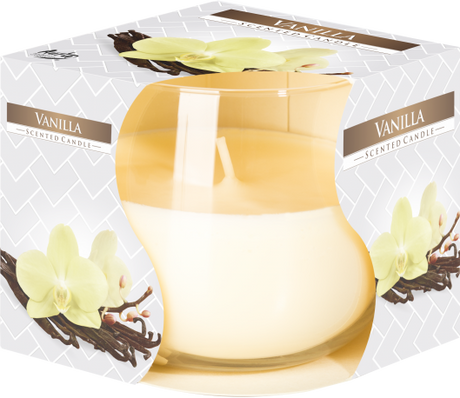 Scented Glass Jar Candle - Vanilla