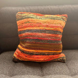 Rag Rug Cushion Covers - Sunrise Oranges