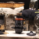 Ancient Witch Bath Spell Potion & Citrine Crystal Amulet - Success