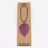 Necklace - Bravery Leaf - Multicoloured