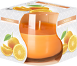 Scented Glass Jar Candle - Orange