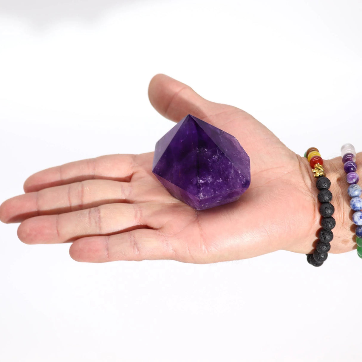 Medium Rich Colour Amethyst Points (approx 5.5-6.5cm)