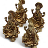 Brass Miniature Gods - Laxmi (52gms)  - 49mm