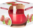 Scented Glass Jar Candle - Strawberry