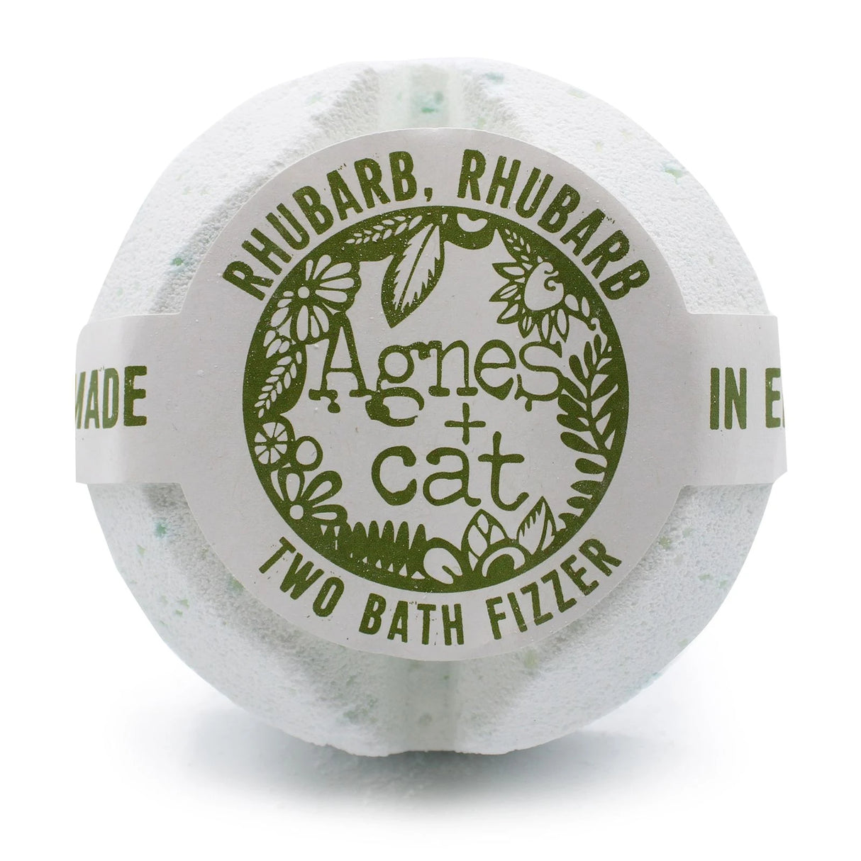 Agnes + Cat Bath Fizzer - Rhubarb Rhubarb