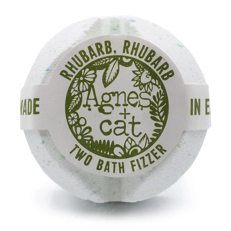 Agnes + Cat Bath Fizzer - Rhubarb Rhubarb