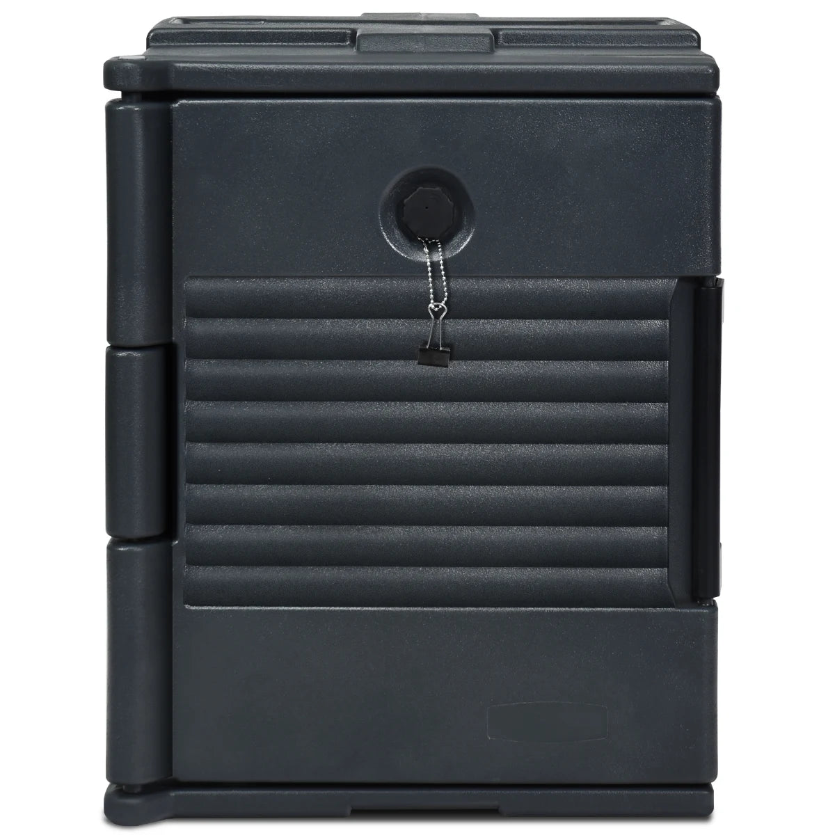 Front-Loading Insulated Food Pan Carrier for 6 Full-Size Pans-Black