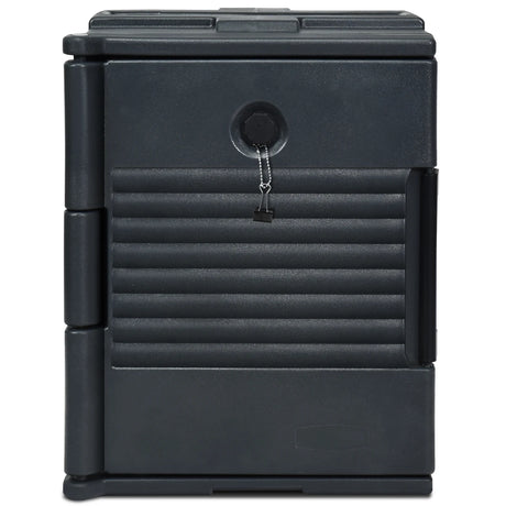 Front-Loading Insulated Food Pan Carrier for 6 Full-Size Pans-Black
