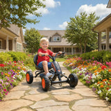 AIYAPLAY Kids Pedal Go Kart with Steel Frame, Sporty Design, for Ages 2-5 Years, Black