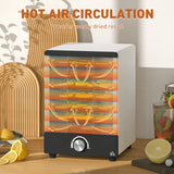 HOMCOM Seven Tray, 40-70C Food Dehydrator - White
