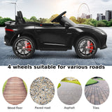 12V Jaguar F-Type SVR Kids Ride On Car with Remote control-Black