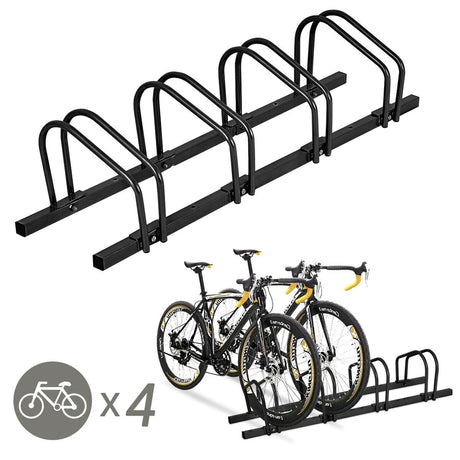 4 Bike Stand Rack Bicycle Storage
