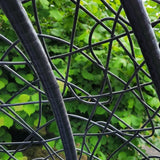 Hanging Rattan Egg Chairs x 2 - Black