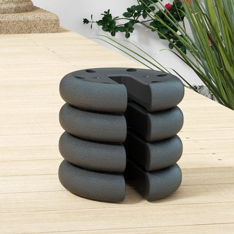 Outsunny Pop up Canopy Tent Weights Set of 4 PCs, Leg Weights for Marquee Party Tent Outdoor Canopy, Total 8.8KG