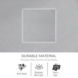 Outsunny 2PCs Outdoor Garden Rocking Chair, Patio Sun Lounger Rocker Chair with Breathable Mesh Fabric, Removable Headrest Pillow, Armrest, Side Storage Bag, Grey