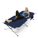Foldable Camping Cot with Carry Bag for Camping, Office