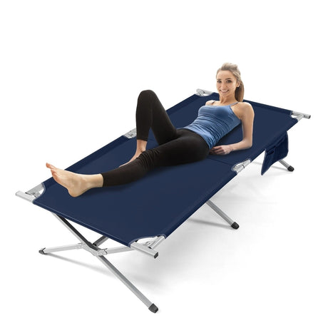 Foldable Camping Cot with Carry Bag for Camping, Office