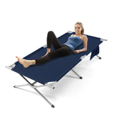 Foldable Camping Cot with Carry Bag for Camping, Office