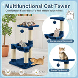 Multi-level Cat Tree with Cosy Hammock for Cats