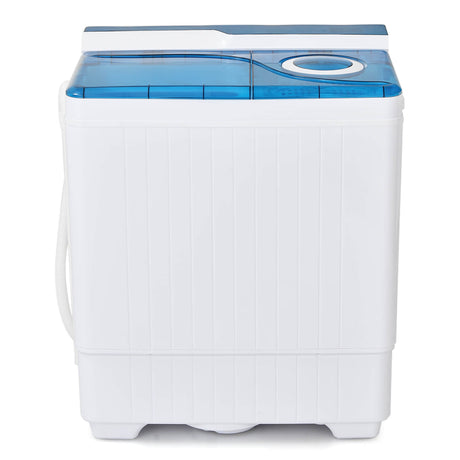 Portable Twin Tub Wash Machine with Spin Dryer-Blue