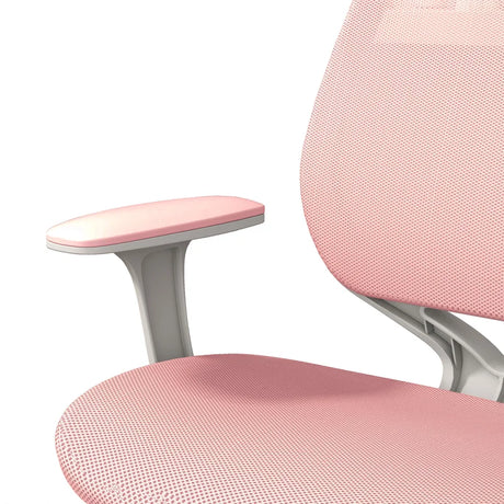 Vinsetto Office Chair, Breathable Mesh Swivel Desk Chair with Adjustable Height and  360 Swivel Security Wheels for Home Office, Study, Pink