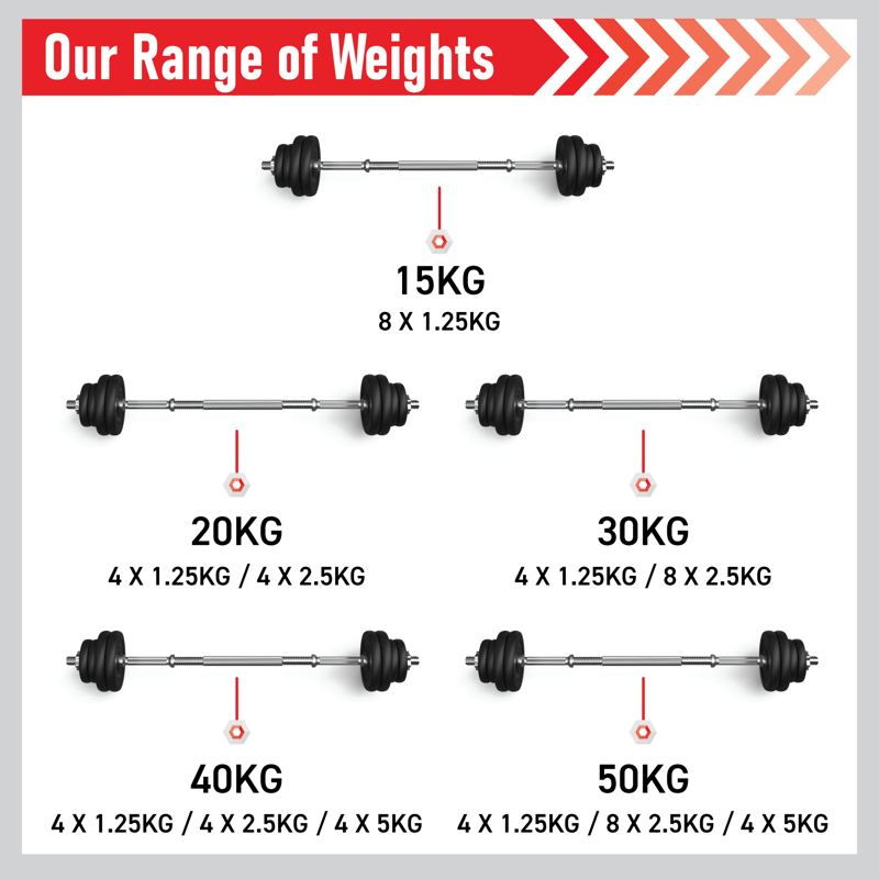 Body Revolution Cast Iron Dumbbell Set 20kg