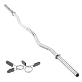 Body Revolution EZ 1" Barbell Bar 1.2m Spring Collar