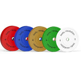 Body Revolution Olympic Bumper Plates - High-Density Rubber, IWF Colour-Coded, 5kg to 25kg, Ideal for Weightlifting & Strength Training  15kg pair