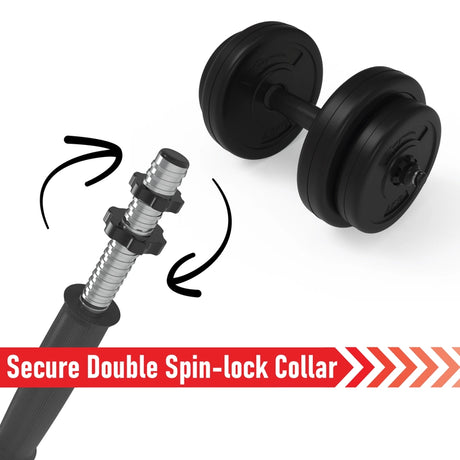 Body Revolution Vinyl Dumbbell Set 10kg