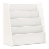 4-Tier Kids Wooden Bookshelf with Deep Compartments-White