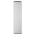 168 X 40MM SQUARE CABINET HARDWARE BACKPLATE 128MM C/C - POLISHED CHROME - EACH