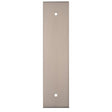 168 X 40MM SQUARE CABINET HARDWARE BACKPLATE 128MM C/C - SATIN NICKEL - EACH