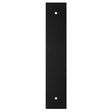 200 X 40MM SQUARE CABINET HARDWARE BACKPLATE 160MM C/C - MATT BLACK - EACH