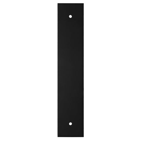 200 X 40MM SQUARE CABINET HARDWARE BACKPLATE 160MM C/C - MATT BLACK - EACH